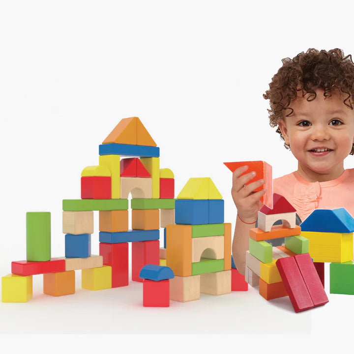 דלי קוביות עץ 80 חלקים