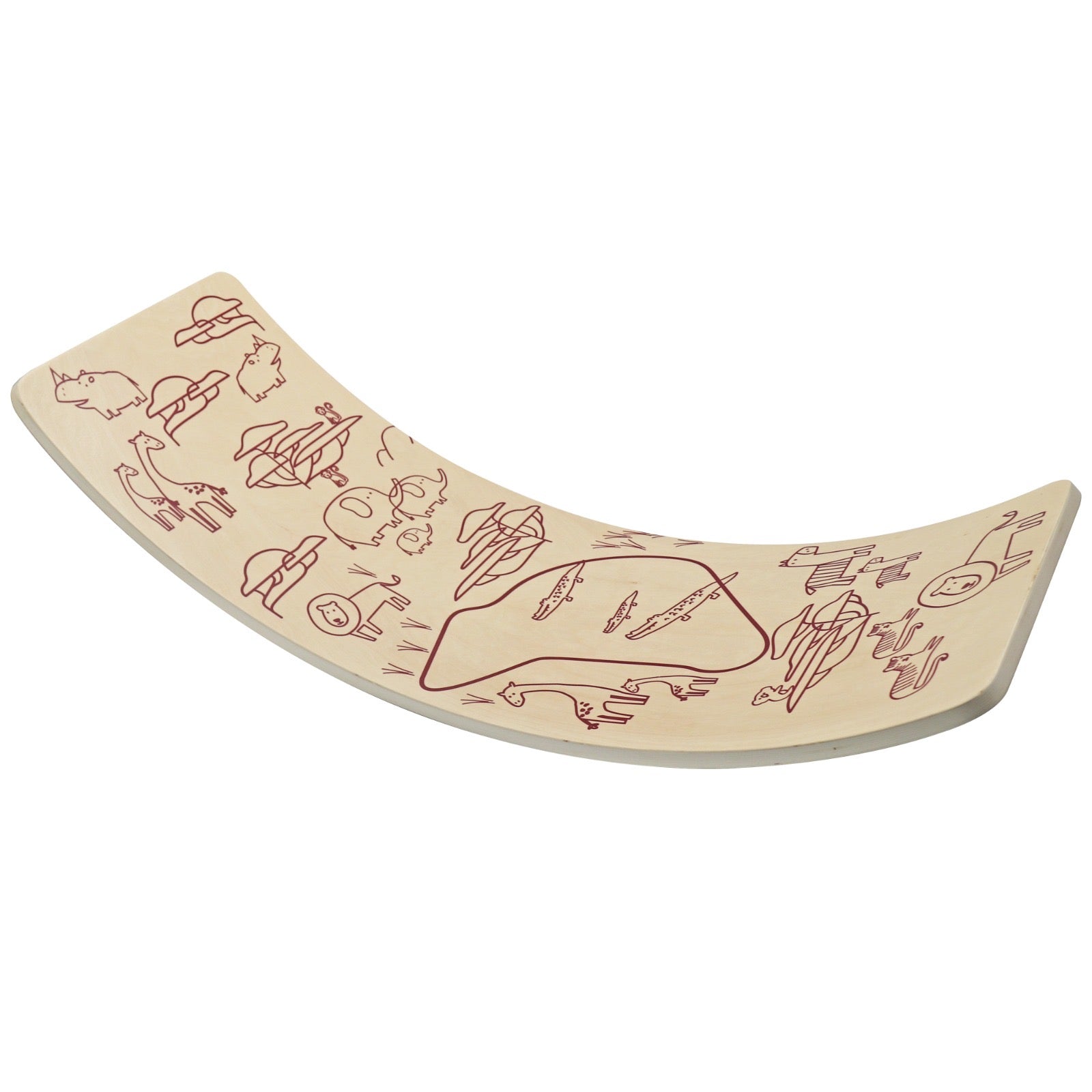 קשת איזון לילדים מעץ - ג׳ונגל