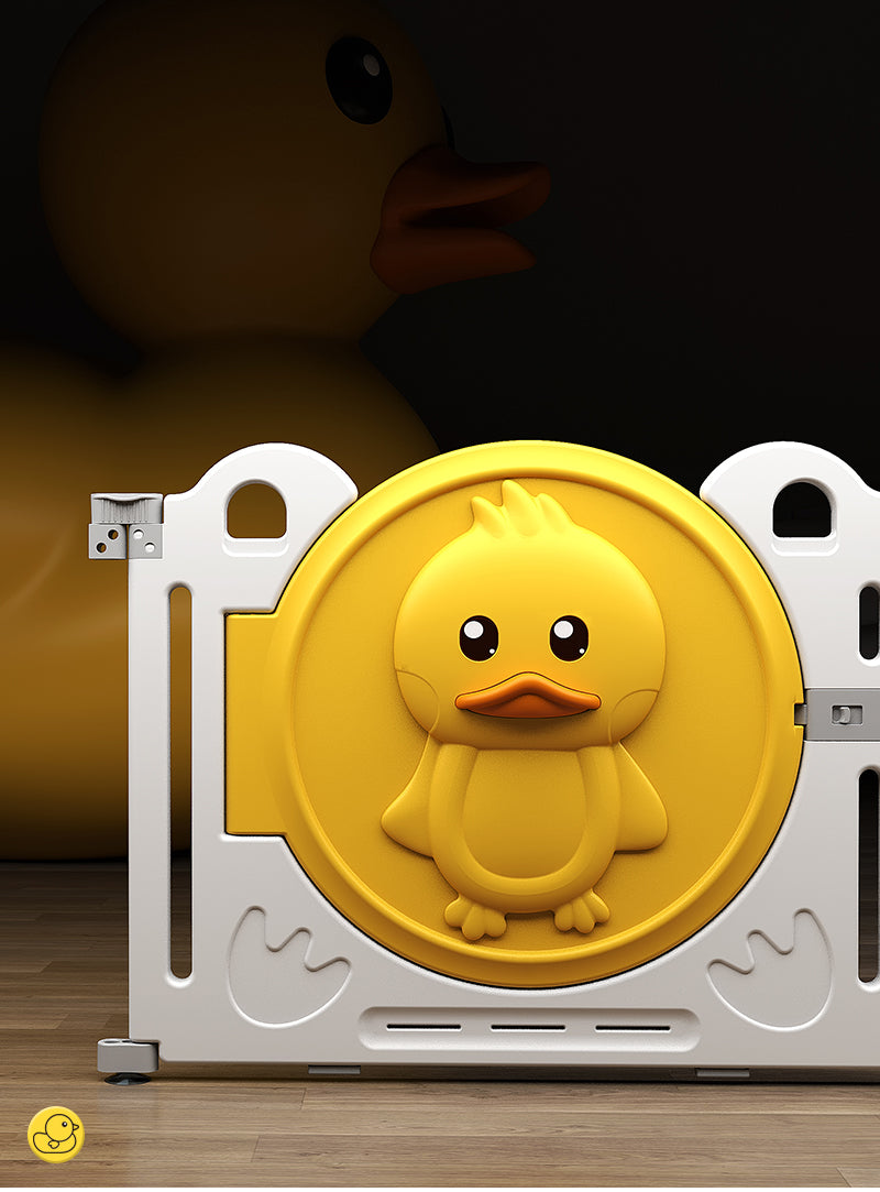 הזמנה מוקדמת - גדר פעילות מתקפלת לילדים ותינוקות מידה XL בצבע צהוב - (207X161 ס"מ) - כולל משטח פעילות תואם למידות הגדר במתנה!