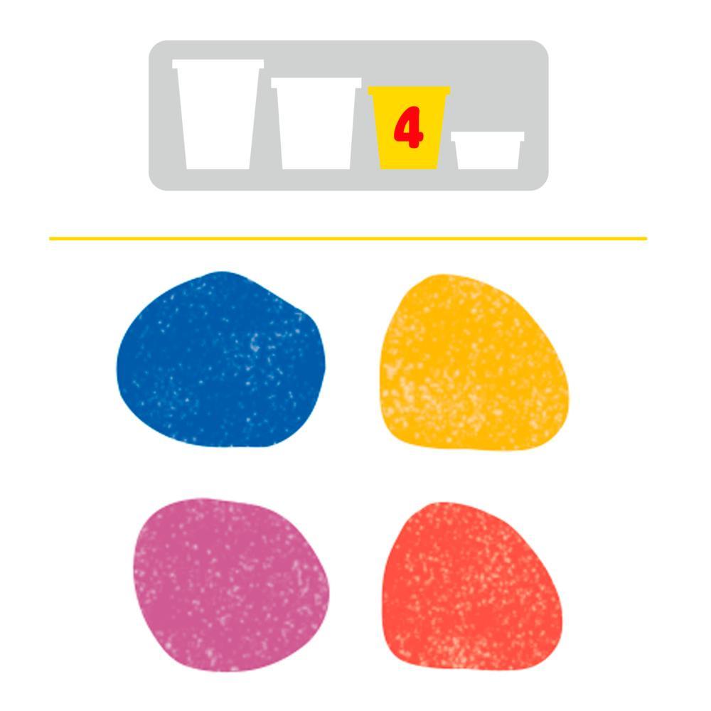 מארז 4 צבעים מבריקים מטאליים פליידו