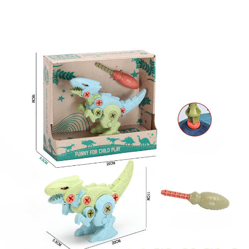 דינוזאור להרכבה DIY - ירוק