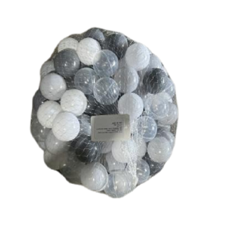 100 כדורים ברשת - אפור