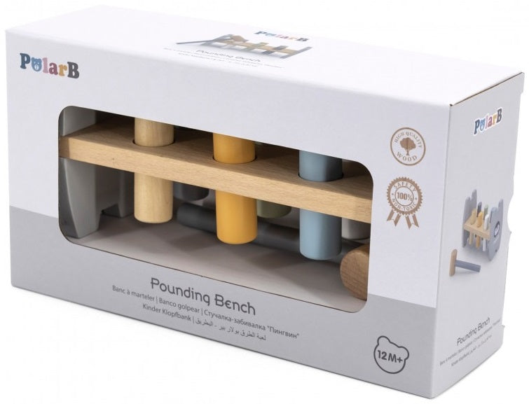 הך פטיש 6 פינים עם פטיש מעץ מלא - פינגווין