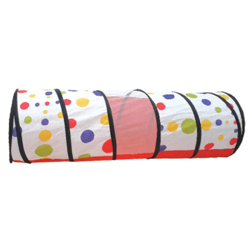 מנהרת משחק מתקפלת לילדים 120 ס״מ - אדום