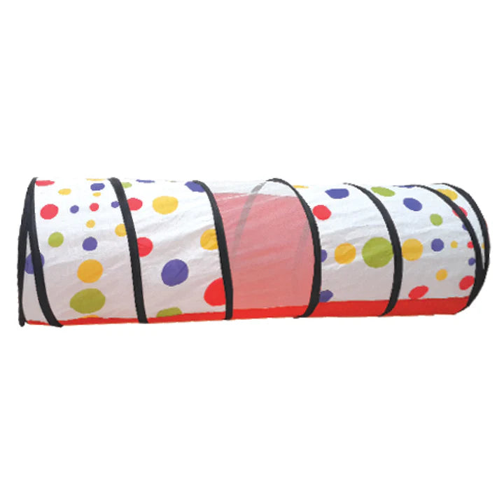 מנהרה לילדים מתקפלת 170 ס"מ בצבע אדום