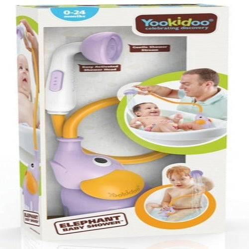 צעצוע אמבט ברז פיל יוקידו - סגול