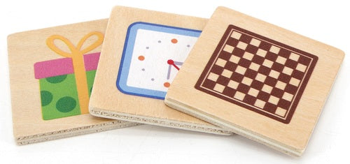 פאזל משחק התאמה ולימוד צורות מעץ מלא 35 חלקים