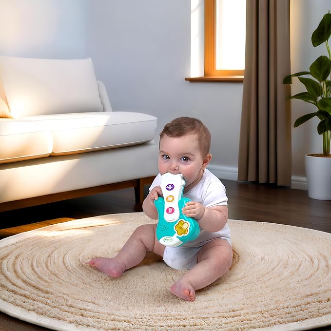 גיטרה עם תאורת סטרימר קטן