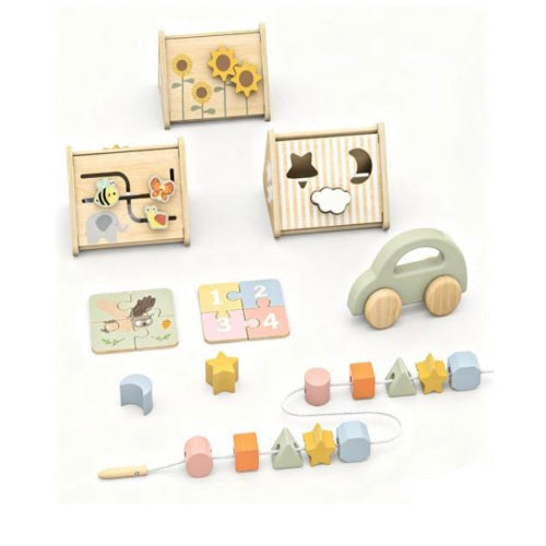 סט צעצועי התפתחות לגילאי 18-24 חודשים מעץ