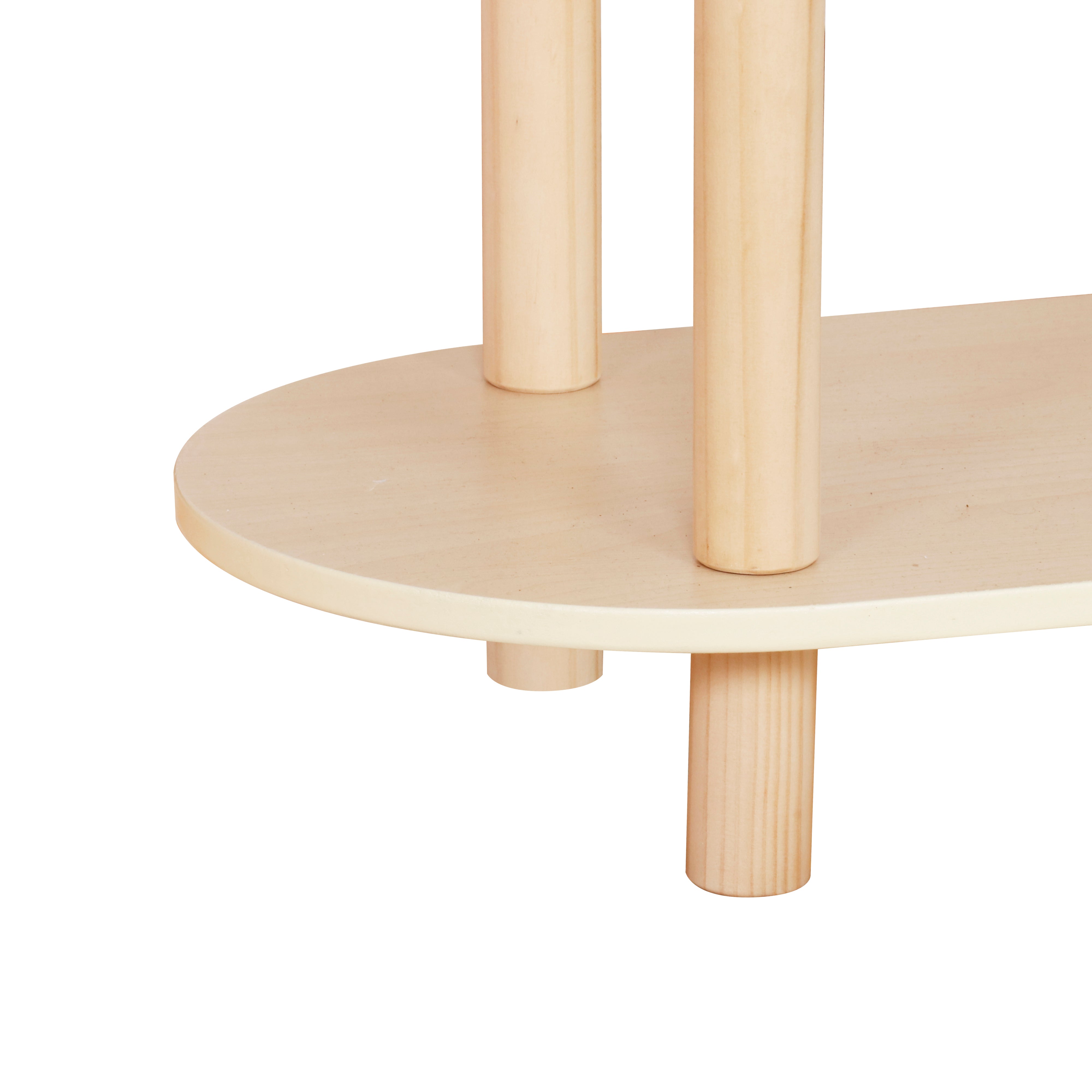 יחידת מדפים לחדר ילדים בצורת בית מעץ