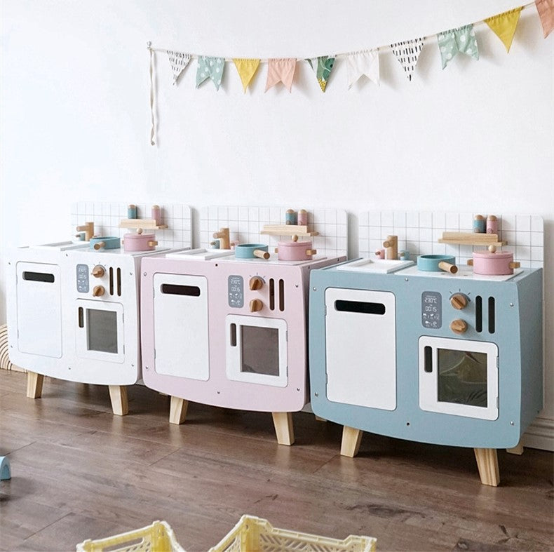 מטבח לילדים דגם מיקונוס מעץ