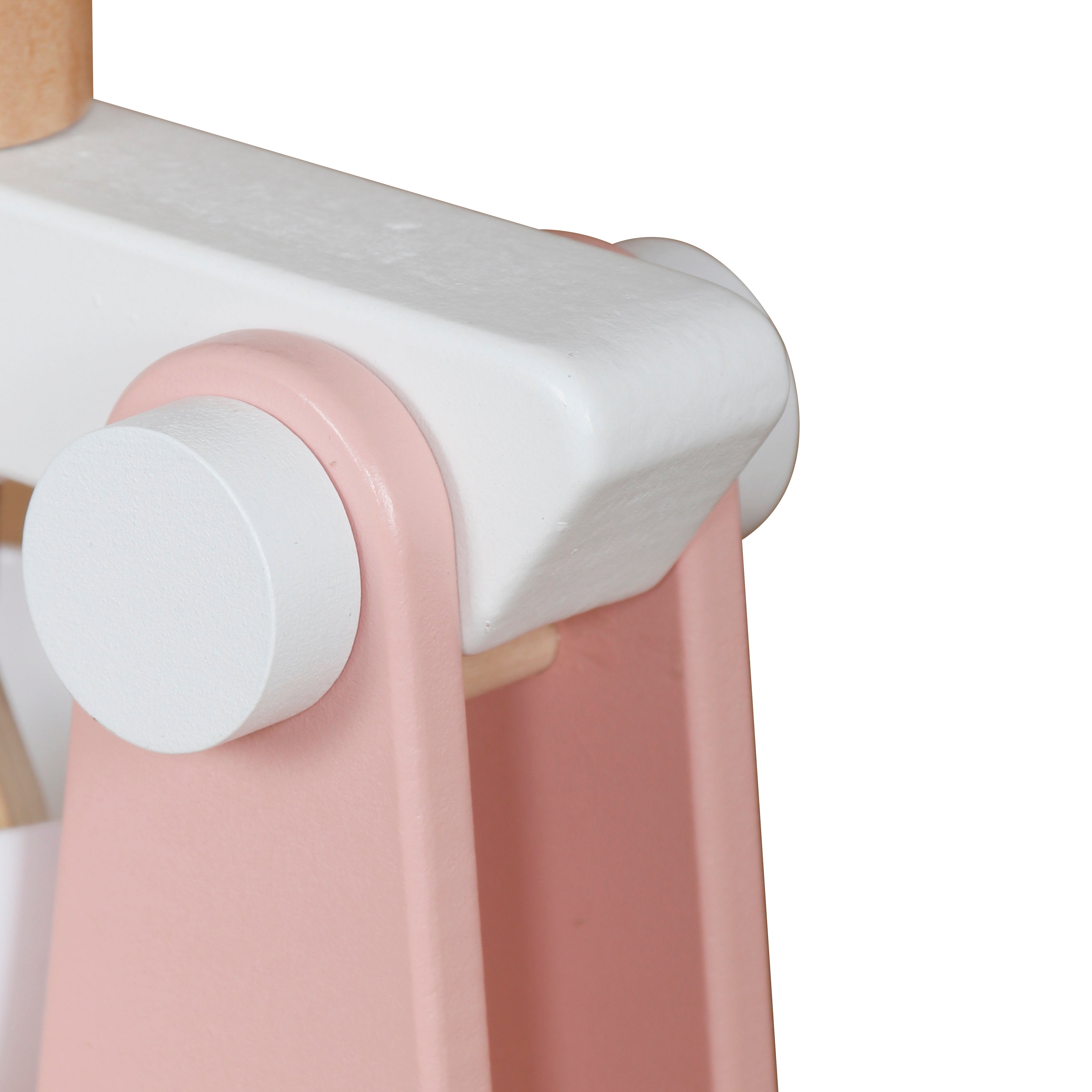 סט 3 אביזרים למטבח הכולל מיקסר, טוסטר ומכונת קפה מעץ - ורוד