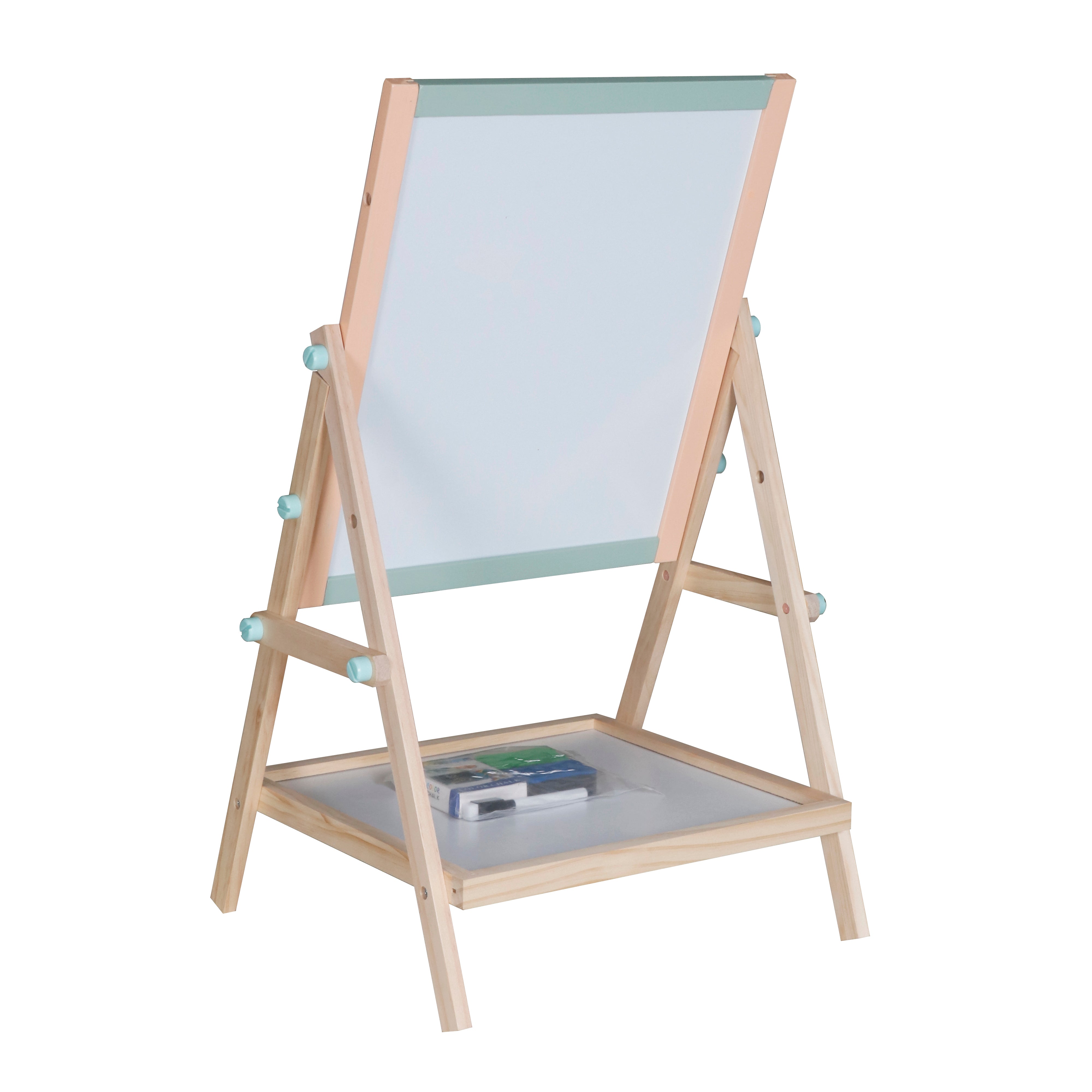 לוח ציור קטן 2 ב- 1 מעץ