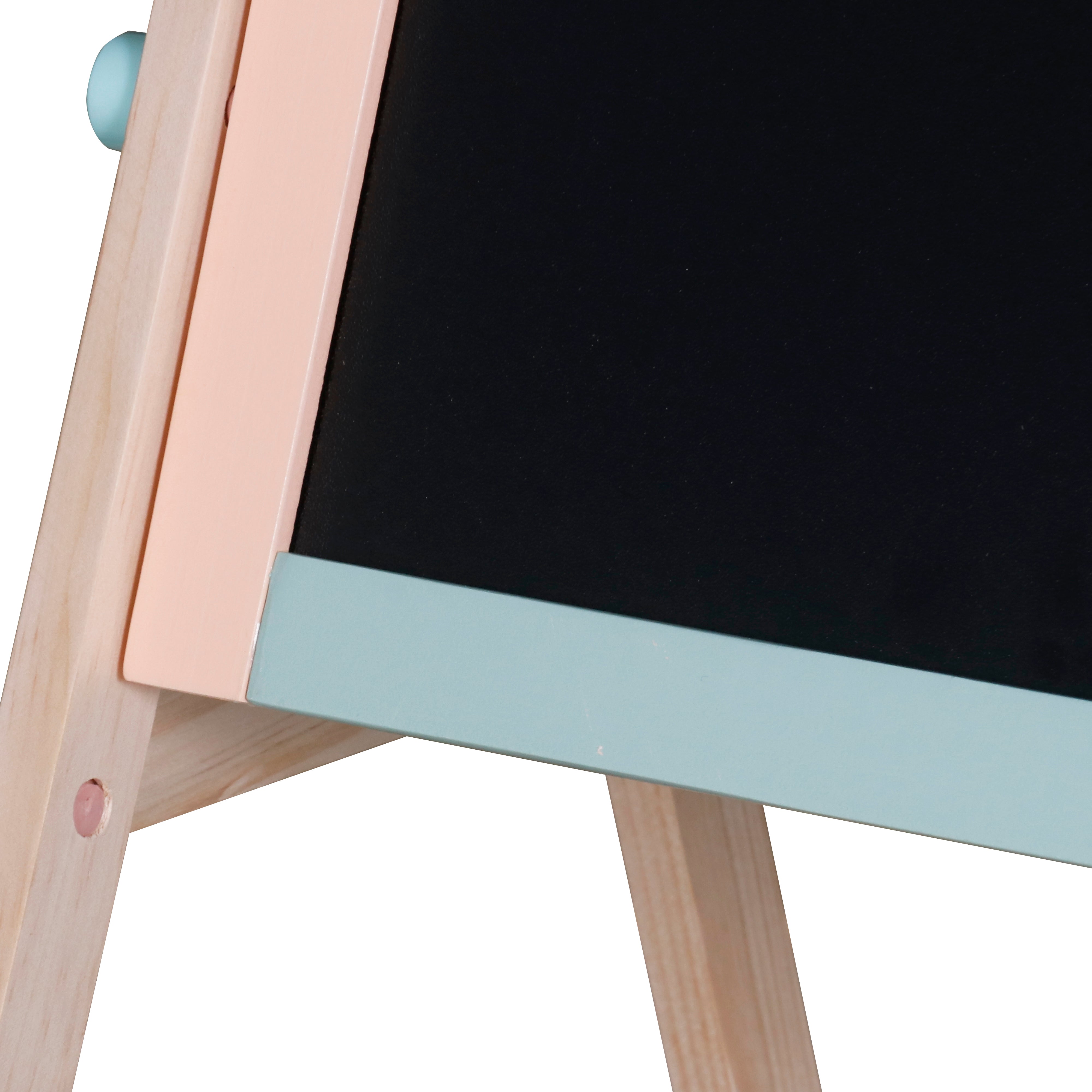 לוח ציור קטן 2 ב- 1 מעץ