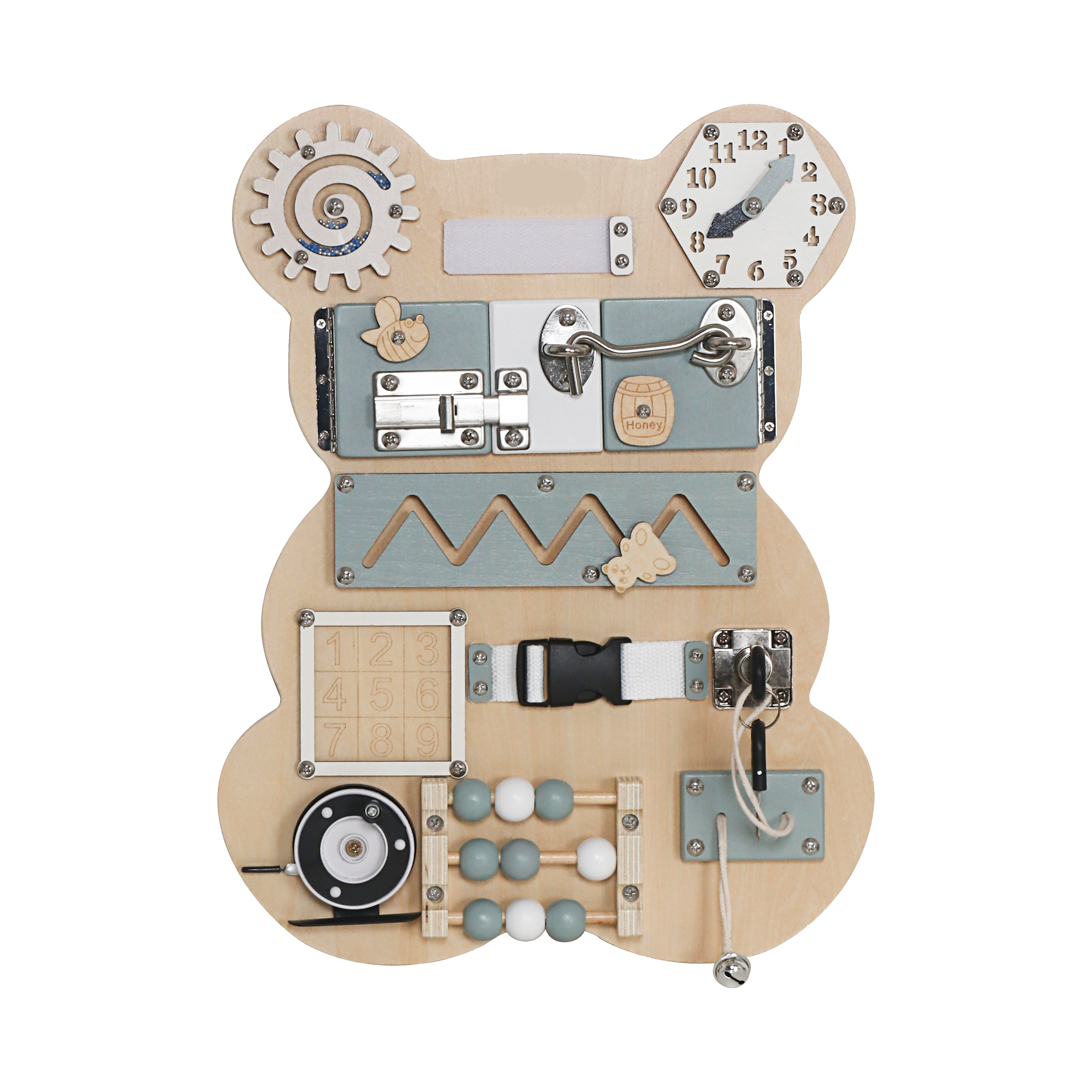 לוח פעילות דובי מעץ - ירוק