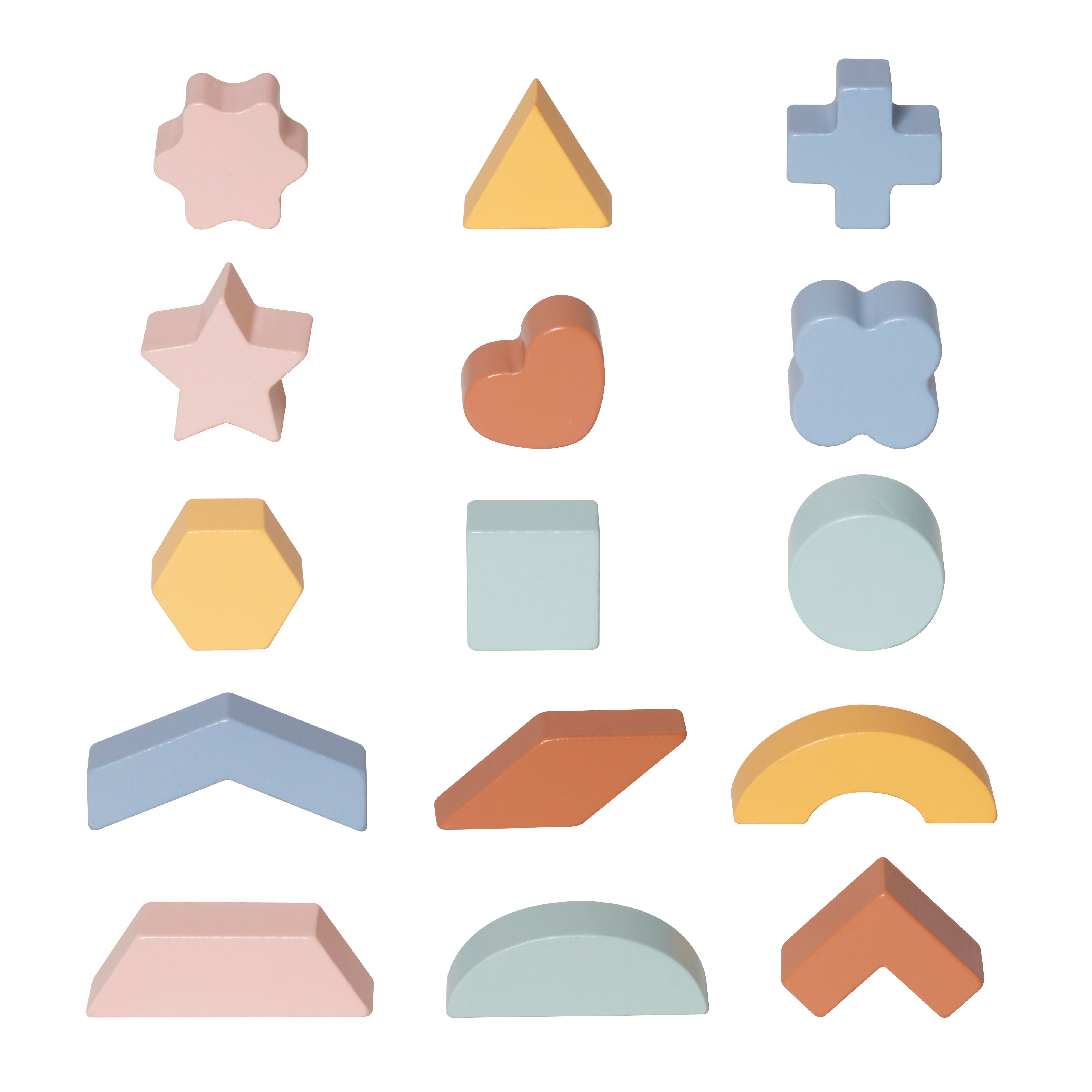 סט 3 צעצועי התפתחות הכולל הך פטיש, מגדל טבעות וקוביית פעילות להשחלת צורות מעץ