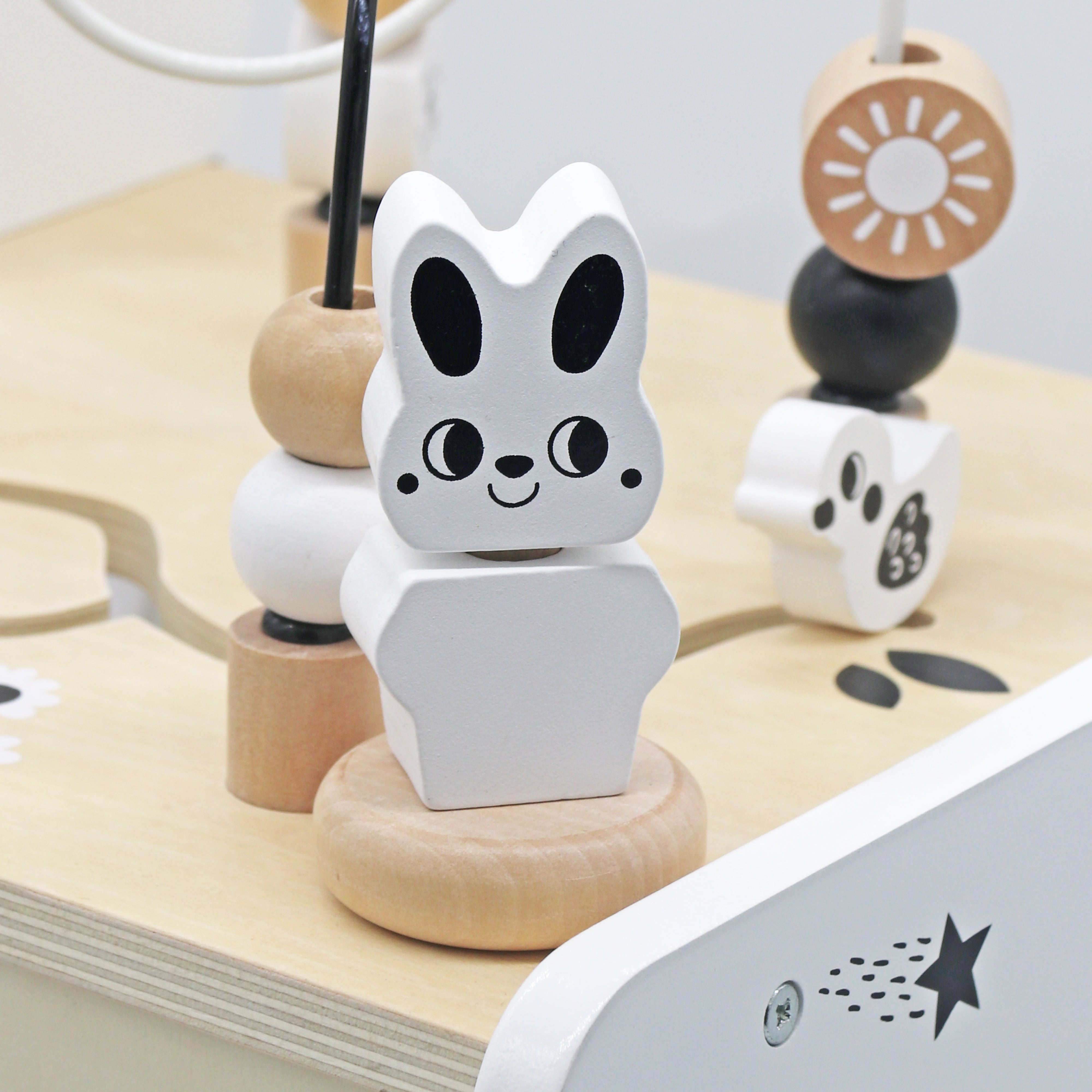 הליכון ושולחן פעילות 2 ב- 1 מעץ