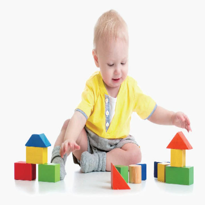 דלי קוביות עץ 50 חלקים