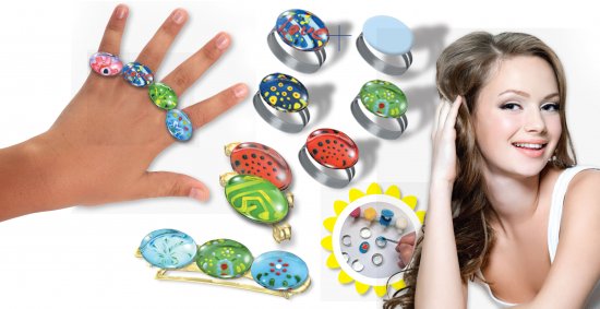 ערכת יצירה במזוודה - טבעות בבועות