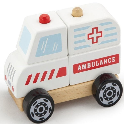 אמבולנס 5 חלקים מעץ