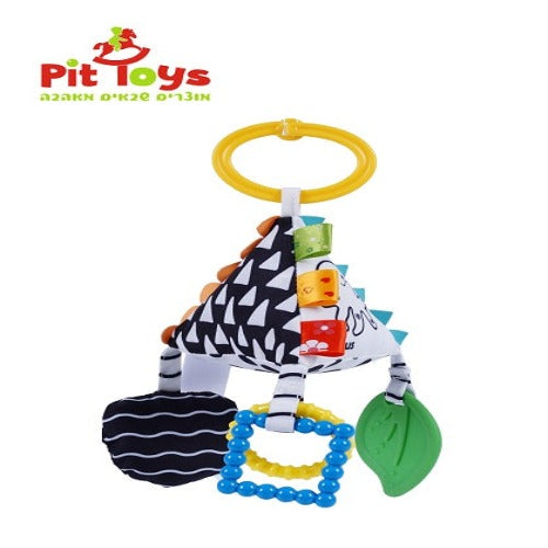 בובת תלייה בצורת משולש שחור לבן