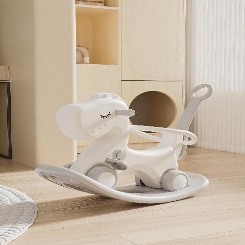 סוס נדנדה ובימבה 4 ב-1 - אפור