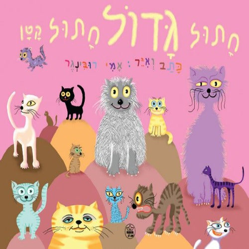 חתול גדול, חתול קטן - ספר קרטון / אמי רובינגר
