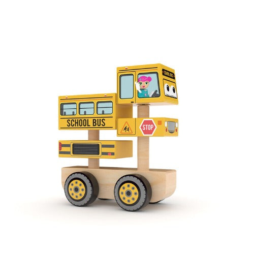 מכונית השחלה אוטובוס לבית הספר