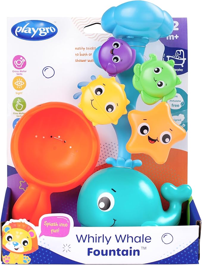 משחק אמבטיה מזרקת לווייתן מערבולת