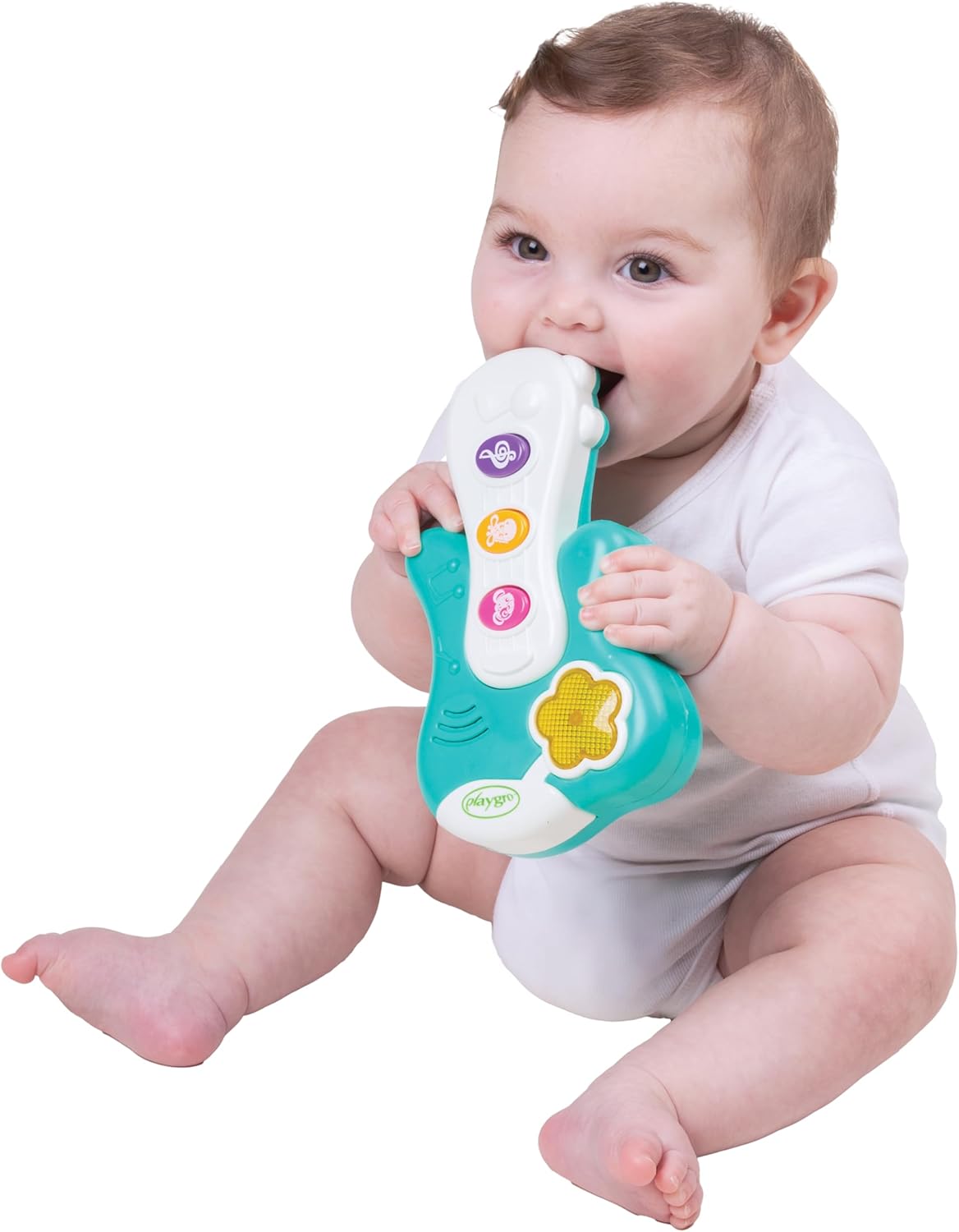 גיטרה עם תאורת סטרימר קטן