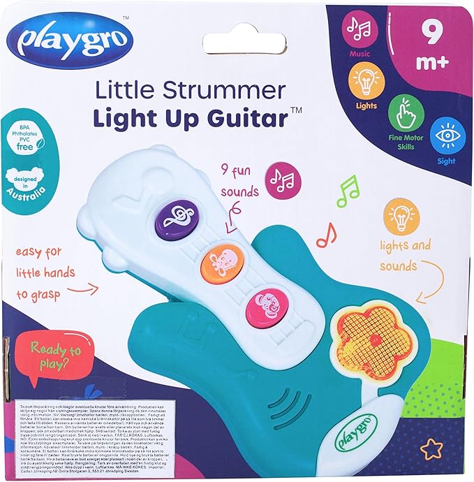 גיטרה עם תאורת סטרימר קטן