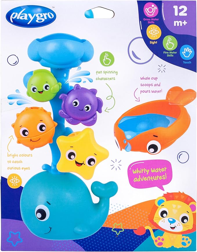 משחק אמבטיה מזרקת לווייתן מערבולת