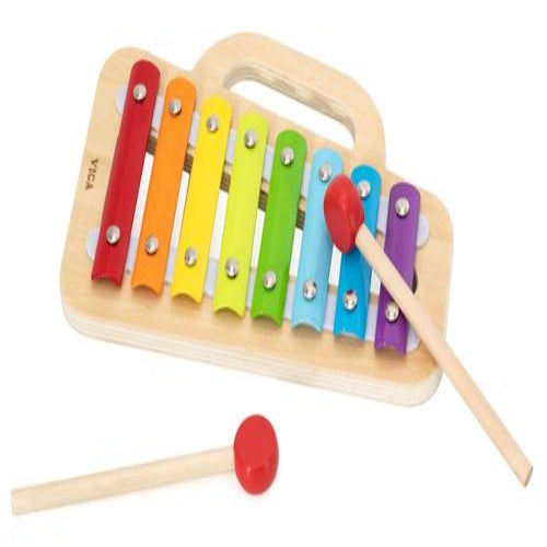 קסילופון צבעי הקשת 8 מקשים מעץ מלא ויגה
