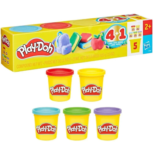 בצק פליידו מילוי 5 צבעים קלאסי