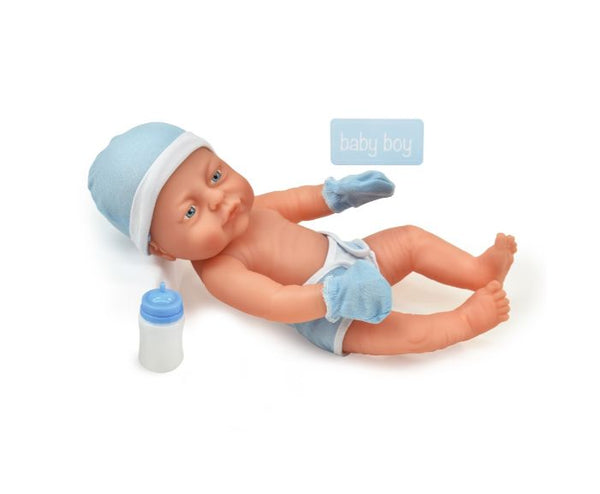 בובת תינוק ניו בורן 38 ס"מ - כחול