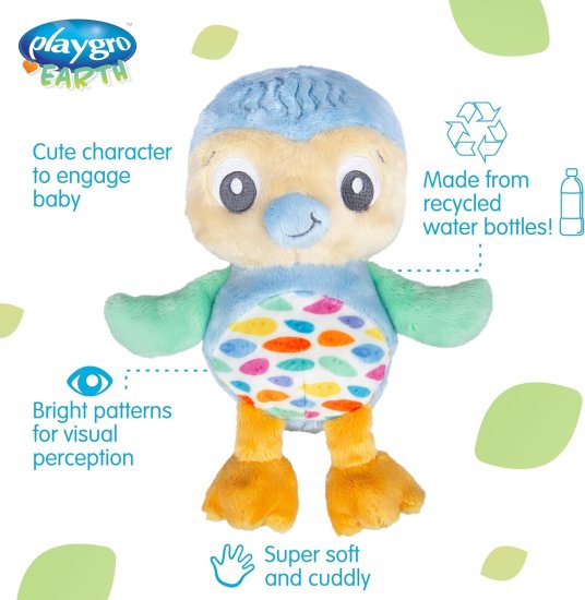 בובת פינגווין רכה אקולוגית